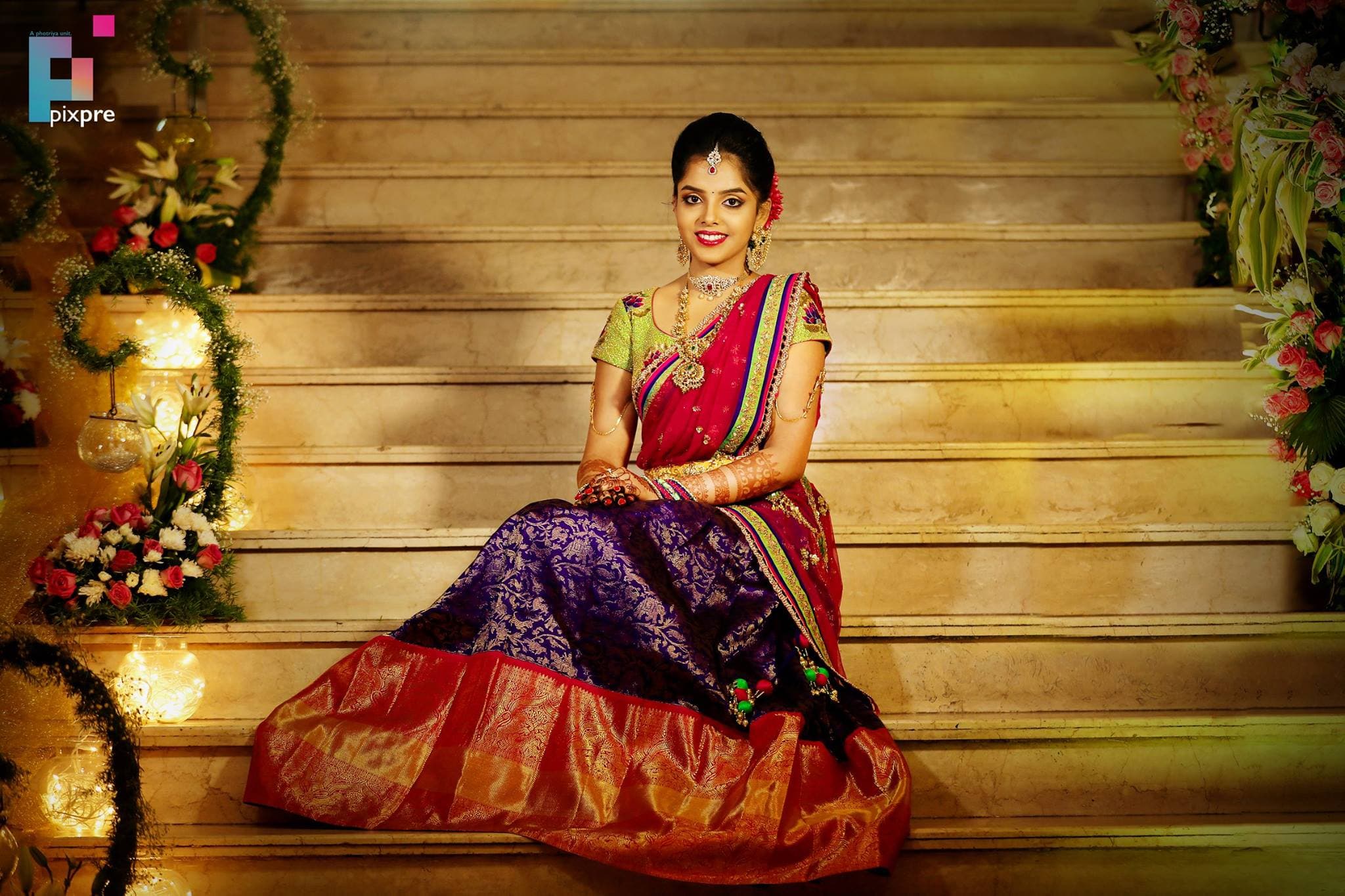 Traditional Half Saree Photography 1