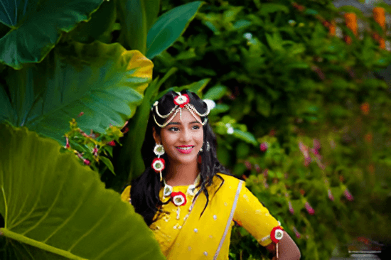 Outdoor Half Saree Photoshoot